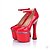 cheap Women&#039;s Heels-Women&#039;s Patent Leather Spring / Summer Light Up Shoes / Club Shoes Heels Chunky Heel / Platform Crystal / Buckle White / Black / Red / Wedding / Party &amp; Evening / Dress / Party &amp; Evening