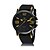 זול שעוני ספורט-בגדי ריקוד גברים שעוני ספורט שעון יד קווארץ שחור שעונים יום יומיים מגניב אנלוגי 1# שחור / לבן שחור / כחול