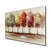 voordelige Schilderijen van landschappen-Hang-geschilderd olieverfschilderij Handgeschilderde Horizontaal Abstract Landschap Modern Inclusief Inner Frame / Uitgerekt canvas