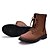 cheap Men&#039;s Boots-Men&#039;s Fashion Boots Casual/Outdoor/Work Microfiber Leather Walking Hight Cut Boots