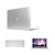baratos Bolsas, estojos e luvas para laptop-Capa para MacBook / Proteção Combinada Negócio / Sólido Plástico para MacBook Air 13 Polegadas