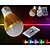 billige Lyspærer-100-230 lm E26 / E27 Smart LED-lampe A60(A19) 1 LED perler Høyeffekts-LED Sensor / Infrarød sensor RGB 85-265 V