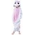 olcso Kigurumi pizsamák-Gyermek Kigurumi pizsama Unicorn Póniló Onesie pizsama Korall flíz Kék / Rózsaszín Cosplay mert Fiúk és lányok Allati Hálóruházat Rajzfilm Fesztivál / ünnepek Jelmez