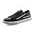 cheap Men&#039;s Sneakers-Running Shoes Men&#039;s Sneakers Spring / Fall Comfort PU Casual Flat Heel  Black / White / Black and White Walking