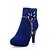 cheap Women&#039;s Boots-Women‘s Boots Spring / Fall / Winter Heels / Fashion Boots Leatherette  Casual Chunky Heel Black / Blue
