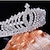 cheap Tiaras &amp; Crown-Women&#039;s Girls&#039; Tiaras For Casual Prom Party &amp; Evening Birthday Homecoming Royalty Crystal / Rhinestone Silver Plated Alloy Silver