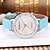 cheap Fashion Watches-REBIRTH Women&#039;s Wrist Watch Quartz Hot Sale / PU Band Analog Casual Fashion Minimalist Black / White / Blue - Purple Blue Pink