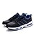 abordables Zapatillas deportivas de hombre-Hombre PU Primavera / Otoño Zapatillas de deporte Running Antideslizante Azul / Gris Claro / Negro / Deportivo / Con Cordón