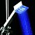 cheap Shower Faucets-Blue ABS LED Color Changing Hand Shower