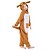 baratos Pijamas Kigurumi-Crianças Pijama kigurumi Canguru Animal Pijamas Macacão Mink Velvet Laranja Cosplay Para Meninos e meninas Pijamas Animais desenho animado Festival / feriado Fantasias / Collant / Pijama Macacão