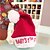 cheap Christmas Decorations-1pc Red Embroidered Baby Xmas Words Christmas Hat New Year Cap Party Supplies