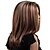 halpa Synteettiset trendikkäät peruukit-Synteettiset peruukit Suora Suora Peruukki Lyhyt Ruskea Synteettiset hiukset Naisten Ruskea