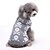 Недорогие Одежда для собак-Кошка Собака Свитера Зима Одежда для собак Черный Синий Розовый Костюм Хлопок Черепа На каждый день Сохраняет тепло XS S M L XL XXL