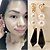 cheap Earrings-Earring Taper Shape Drop Earrings Jewelry Women Fashion Daily / Casual Alloy 1 pair Gold