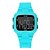 levne Náramkové hodinky-Unisex Sportovní hodinky Digitální LCD Stopky Svítící Odolný vůči nárazu Plastic Kapela Luxus Na běžné nošení Černá Bílá Modrá Červená