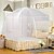 cheap Bed Canopies &amp; Drapes-Mosquito Net  Mongolian Yurt Polyester For Twin / Full / Queen / King Bed Pink Blue Yellow White