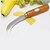 billige Bestikk-kvalitet krom stål machete banan kniv frukt kniv med trehåndtak