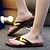 baratos Sandálias e Chinelos para Homem-Homens Verão Casual Chinelos e flip-flops Água Sintético Antiderrapante Preto / Marron