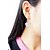 abordables Boucles d&#039;oreilles-Femme Cœur Mode Des boucles d&#039;oreilles Bijoux Transparente Pour Mariage Soirée