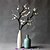 preiswerte Künstliche Blume-Künstliche Blumen 1pcs Ast Moderner Stil Pflaumenfarben Tisch-Blumen