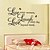 cheap Wall Stickers-Decorative Wall Stickers - Words &amp; Quotes Wall Stickers Still Life Living Room / Bedroom / Dining Room / Removable