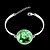 billige Motearmbånd-Men&#039;s Women&#039;s Chain Bracelet Bangles Bohemian Luminous Illuminated Fashion Adjustable European Punk Sterling Silver Emerald Round Tower