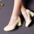 cheap Women&#039;s Heels-Women&#039;s Heels Spring / Summer / Fall Chunky Heel / Block Heel Basic Pump Casual Dress Office &amp; Career Split Joint Leatherette White / Black / Pink / 2-3