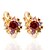 cheap Earrings-Women&#039;s Hoop Earrings Fashion Earrings Jewelry White / Red / Gold For Wedding