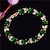 preiswerte Armbänder-Damen Mädchen´ Ketten- &amp; Glieder-Armbänder Modisch Vintage bezaubernd Krystall vergoldet Ovale Form Schwarz Dunkelblau Fuchsia Rot Grün