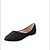 billige Flade sko til kvinder-Fladsko-GlitterDame-Sort Sølv Guld-Bryllup Udendørs Kontor Formelt Fritid Fest/aften-Flad hæl