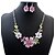 cheap Jewelry Sets-Necklace / Earrings For Women&#039;s Party Wedding Casual Alloy Silver / Daily