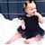 billige Babyer og småbørnspiger-Baby Unisex Blonde Ensfarvet Uden ærmer Bomuld Overall og jumpsuit