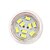 halpa Kaksikantaiset LED-lamput-2 W LED Bi-Pin lamput 200 lm GU4(MR11) MR11 9 LED-helmet SMD 5730 Koristeltu Lämmin valkoinen Kylmä valkoinen 12 V / 2 kpl / RoHs