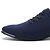 voordelige Heren Oxfordschoenen-Heren Suede schoenen Stretchsatijn Lente / Herfst Informeel Oxfords Hardlopen Anti-slip Blauw / Zwart / Veters / Comfort schoenen