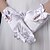 preiswerte Handschuhe für die Party-Satin Handgelenk-Länge Handschuh Brauthandschuhe With Schleife / Perle