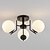 tanie Lampy sufitowe-3 światła Lampy sufitowe Światło rozproszone Malowane wykończenia Metal Szkło Styl MIni 110-120V / 220-240V / E26 / E27