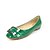 olcso Női lapos sarkú cipők-Női Cipő Bőrutánzat Ősz Klumpák és papucsok Lapos Csat Kompatibilitás Ruha Fekete Zöld Mandula