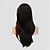 olcso Szintetikus, trendi parókák-Női Szintetikus parókák Géppel készített Közepes Egyenes Burgundi vörös Jelmez paróka jelmez paróka