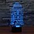 preiswerte Dekoration &amp; Nachtlicht-1 Stück 3D Nachtlicht Dekorativ LED