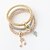 cheap Bracelets-Women&#039;s Wrap Bracelet Double-layer Fashion Alloy Bracelet Jewelry Gold / Silver For Wedding Party