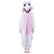 cheap Kigurumi Pajamas-Kid&#039;s Kigurumi Pajamas Unicorn Pony Onesie Pajamas Coral fleece Blue / Pink Cosplay For Boys and Girls Animal Sleepwear Cartoon Festival / Holiday Costumes