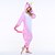 olcso Kigurumi pizsamák-Felnőttek Kigurumi pizsama Unicorn Táltos paripa Állatminta Onesie pizsama Polár gyapjú Rózsaszín Cosplay mert Férfi és női Allati Hálóruházat Rajzfilm Fesztivál / ünnepek Jelmez