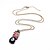 voordelige Ketting-Dames Hangertjes ketting Drop Synthetische Edelstenen Kristal Roestvast staal Acryl Hars Strass Legering Modieus Europees Sieraden Voor