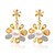 cheap Jewelry Sets-Women&#039;s Necklace / Earrings Earrings Jewelry Gold For Wedding Party Daily Casual