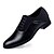 abordables Oxfords Homme-Homme Chaussures Polyuréthane Printemps Automne Confort Chaussures formelles Oxfords Marche Lacet pour Décontracté Noir Marron