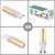 abordables Luces LED bi-pin-YWXLIGHT® 1pc 7 W Luces LED de Doble Pin 600-700 lm G9 E12 E17 T 80 Cuentas LED SMD 5730 Regulable Decorativa Blanco Cálido Blanco Fresco 220-240 V 110-130 V / 1 pieza / Cañas