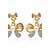 preiswerte Schmucksets-Damen Halskette / Ohrringe Ohrringe Schmuck Gold Für Hochzeit Party Alltag Normal / Halsketten