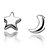 abordables Boucle d&#039;Oreille-Femme Boucles d&#039;oreille Clou dames Argent sterling Argent Des boucles d&#039;oreilles Bijoux Argent Pour Mariage Soirée Quotidien Décontracté