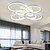 cheap Dimmable Ceiling Lights-1-Light 78 cm Dimmable / LED Flush Mount Lights Metal Acrylic Linear Painted Finishes Modern Contemporary 110-120V / 220-240V