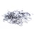 baratos Ganchos de Pesca-100 pcs Anzol Circulares Ganchos de Pesca Agulha / Unha-Pendurada Fina / Ponto Curvado Pesca de Mar / Pesca de Gancho / Pesca de Água Doce Aço de Carbono Fácil Uso / Pesca Geral